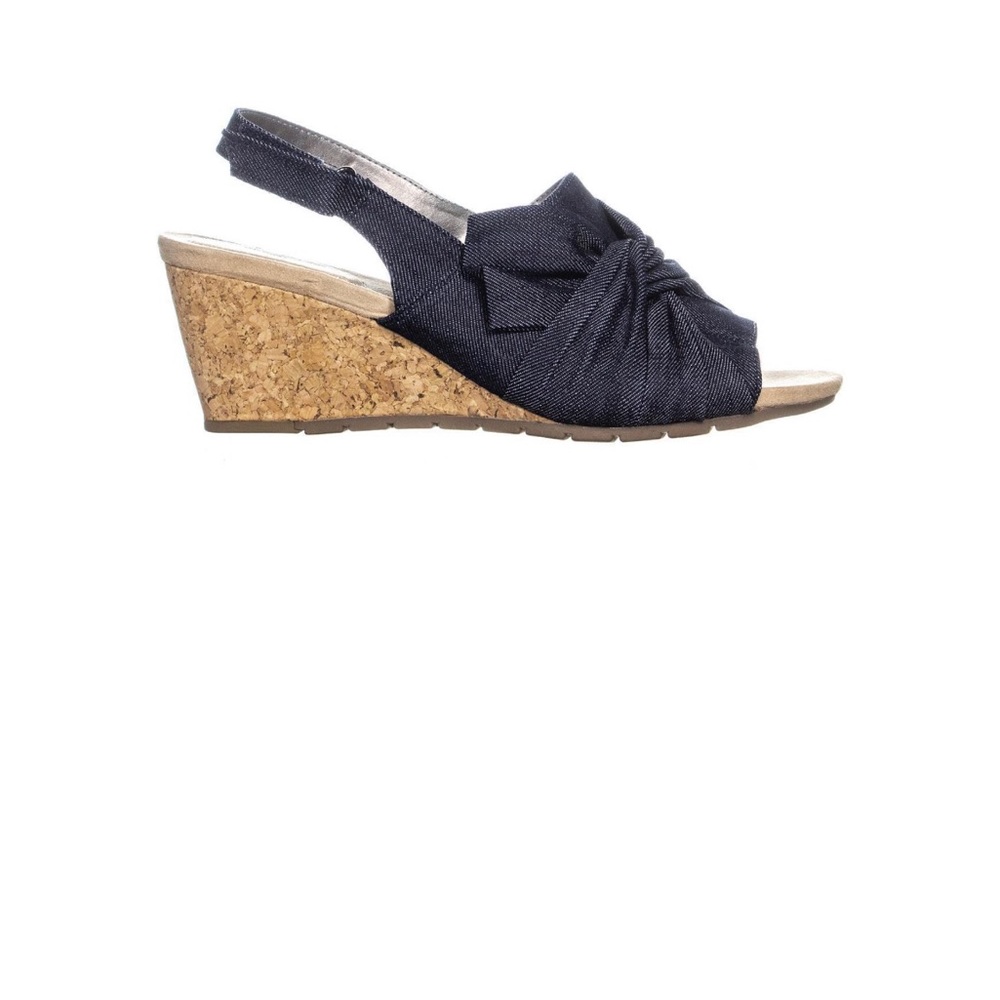 BANDOLINO Gayla Slingback Wedge Sandals Size 101/2 M BDGAYLA